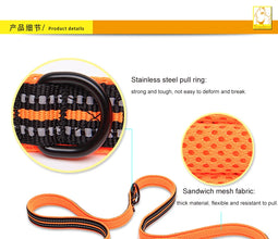 Truelove Pet Dog Leash Multi-function Reflective Hand Free Traction Rope  Suitable for Use with Collars and Chest Straps TLL2411