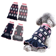 Warm Pet Dog Dresses for Small Dogs Sweater Puppy Cat Dress Shih Tzu Dachshund Clothes Pets Clothing Skirt roupa cachorro