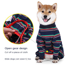 Four Feet Dog Lightweight Pajamas Pure Dog Jumpsuits 4 Legs Dog Onesies T-Shirt Pet Costume for Small Medium Large Dogs