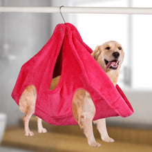 Pet Grooming Hammock Helper Cat Dog Grooming Thicken Hammocks Restraint Bag for Nail Clip Trimming Bathing Anti Bite Scratch