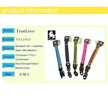 Truelove Pet Dog Leash Multi-function Reflective Hand Free Traction Rope  Suitable for Use with Collars and Chest Straps TLL2411