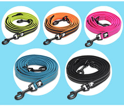 Truelove Pet Dog Leash Multi-function Reflective Hand Free Traction Rope  Suitable for Use with Collars and Chest Straps TLL2411