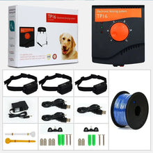TP16 5625 Square Meters Pet Dog Electric Fence Waterproof Rechargeable Dog Training Electric shock Dogs Collar Dog accessories