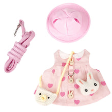 Christmas Bunny Vest Harness Outdoor Leash Set Rabbit Clothing Suit Small Pet Ferret Hamster Small Animal Clothes for Walking
