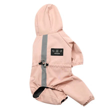 Pet Dog Raincoat Reflective Hooded Clothes Waterproof Jumpsiut Jacket Fashion Outdoor Breathable Clothes for Small Medium Dogs