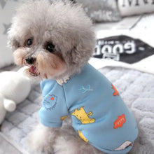 Animal Print Small Dog Hoodie Coat Winter Warm Pet Clothes for Chihuahua Shih Tzu Sweatshirt Puppy Cat Pullover Pets Clothing