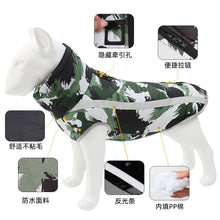 Winter Warm Dog Clothes Colorful Reflective Waterproof Jacket Fleece Thicken Coat Clothing for Small Medium Large Big Dogs