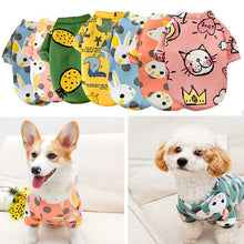 Animal Print Small Dog Hoodie Coat Winter Warm Pet Clothes for Chihuahua Shih Tzu Sweatshirt Puppy Cat Pullover Pets Clothing