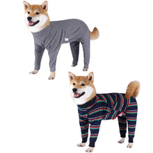 Four Feet Dog Lightweight Pajamas Pure Dog Jumpsuits 4 Legs Dog Onesies T-Shirt Pet Costume for Small Medium Large Dogs