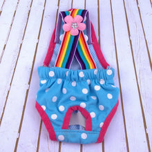 Pet Dog Shorts Diaper Sanitary Physiological Pants Washable Dog Panties Menstruation Dot Print Underwear Briefs for Girl Dogs