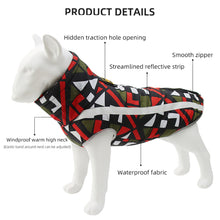 Winter Warm Dog Clothes Colorful Reflective Waterproof Jacket Fleece Thicken Coat Clothing for Small Medium Large Big Dogs