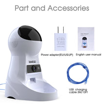 Iseebiz 3L Automatic Pet Feeder With Voice Record Pets Food Bowl For Medium Small Dog Cat LCD Screen Dispensers 4 Times One Day