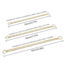 Metal Dogs Training Choke Chain Collars Luxury Pet Dog Collar Gold Chain Collar Necklace for Bulldog Small Medium Dogs