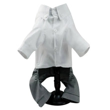 Dog Tuxedo Suit For Small Medium Breed Formal Tuxedo Vest With Bow Tie Dog Clothes Gentleman Pet Wedding Birthday Party Costume