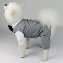 Dog Tuxedo Suit For Small Medium Breed Formal Tuxedo Vest With Bow Tie Dog Clothes Gentleman Pet Wedding Birthday Party Costume