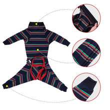 Four Feet Dog Lightweight Pajamas Pure Dog Jumpsuits 4 Legs Dog Onesies T-Shirt Pet Costume for Small Medium Large Dogs