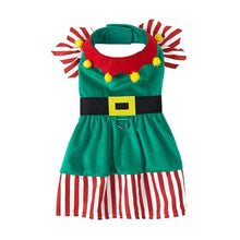 Christmas Elf Dress for Small Dogs New Year Wedding Princess Dresses Clothes Winter Pet Dress Dog Hoodie Chihuahua Dog Outfits