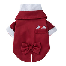 Pet Dog Clothes Formal Wedding Black Shirt Tailcoats With Bow Tie Costume Fashion Party Tuxedo Halloween Dress for Dog