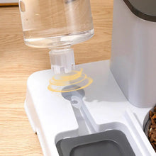 Cat Feeder And Water Dispenser Non-Slip Automatic Drinking Bottle Detachable Pet Food And Water Dispenser Pet Supplies For Cat