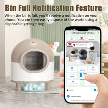 Self Cleaning Cat Litter Box 68L Automatic Cat Litter Box For 1.5-8kg Cat w/ Trash Bag & Litter Mat Smart Cat Toilet App Control