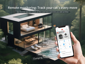 Automatic Cat Litter Box Self Cleaning with App Control & Cat Litter Mat Smart Cat Toilet for Multiple Large Cats