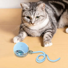 Cat Interactive Ball Toys USB Rechargeable Automatic Rolling Ball Funny Cat Toys Fast Rolling Ball for Indoor Cat Kitten