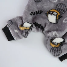 Fleece Dog Pajamas Winter Pet Clothes Cartoon Warm Jumpsuits Coat For Small Dogs Puppy Cat Yorkie Chihuahua Pomeranian Sleepsuit