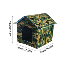L/M/S Sizes Outdoor Pet House Waterproof Thickened Cat Nest Tent Puppy Pet House Cat Nest Foldable Dogs Bed Pet Carriers