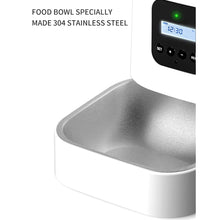 Iseebiz 3L Automatic Pet Feeder With Voice Record Pets Food Bowl For Medium Small Dog Cat LCD Screen Dispensers 4 Times One Day