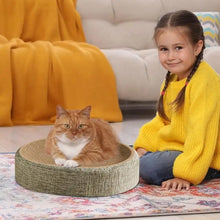 Cat Scratcher Oval Cat Scratch Pad Bowl Nest Multifunctional Pet Sleeping Mat Cat Scratcher Pad Pet Bed Durable Cat Scratcher