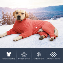 Winter Warm Dog Pajamas Clothes For Medium Large Dogs Dog Pajamas Elasticity Pet Jumpsuit  Labrador Costume Doberman Coat