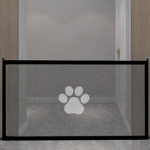 Portable Pet Dog Net Doors Retractable Indoor Safety Gate Folding Fence Protective Net For Stairs, Doorways, Halls, Kitchen