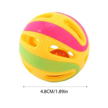 Cat Toy With Bell Cat Pounce Jinggle Ball Hollow Cat Jingle Balls Interactive Cat Toys Kitten Chasing Toys For Kitten Cats
