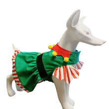 Christmas Elf Dress for Small Dogs New Year Wedding Princess Dresses Clothes Winter Pet Dress Dog Hoodie Chihuahua Dog Outfits