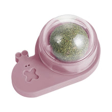 Catnip Ball Toy Edible Lick Balls For Indoor Cats Interactive Toy Rotatable Catnip Wall Treat For Cats Kittens Playing Chasing