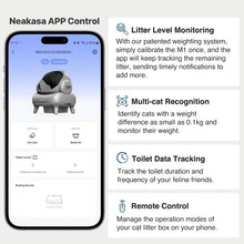 Origin Neakasa M1 Large Low noise Odor Eliminator App Control Intelligent Electric Self Cleaning Smart Automatic Cat Litter Box