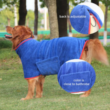 Dog Bathrobe Towel Microfiber Absorbent Beach Towel For Medium Small Dogs Cats Fast Dry Coat Absorbent Pet Nightwear Soft Towel