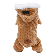 Winter Dog Jumpsuits Pet Puppy Hoodie Jacket Coat 4-Leg Soft Fleece Warm Snowsuit Chihuahua Yorkie Outfits Clothes Apparel