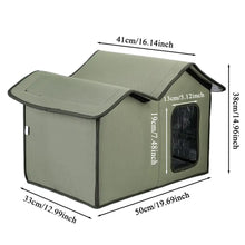 Cat House Waterproof Outdoor Winter Warm Pet Cat Cave Sleeping Beds Tent Home Foldable and Washable for Small Dog Puppy Supplies