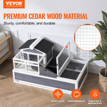 SucceBuy 3-Room Tortoise House Tortoise Habitat Wooden Enclosure Indoor Outdoor Openable Roof Large Reptile Cage44