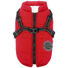 Winter Dog Clothes For Small Large Dogs Warm Fleece Big Dog Jacket Waterproof Pet Coat With Harness Chihuahua Puppy Costume