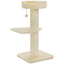 Cat Tree Cat Tower with Super Thick Scratching Post Cat Scratching Post for Large Cats Flower Cat Bed Tall Cat Scratcher Indoor