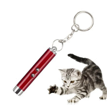 Keychain Red Laser Pointer Pen With White LED Torch Pet Cat Dog Toy Classroom Business Presentation Tool