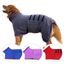 Dog Bathrobe Towel Microfiber Absorbent Beach Towel For Medium Small Dogs Cats Fast Dry Coat Absorbent Pet Nightwear Soft Towel