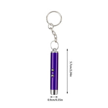 Keychain Red Laser Pointer Pen With White LED Torch Pet Cat Dog Toy Classroom Business Presentation Tool