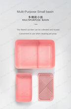 Sugar cube semi-enclosed cat litter box High-value cat litter box Portable large-capacity cat toilet Pet supplies