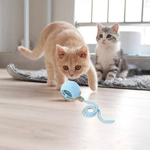 Automatic Rolling Ball Cat Interactive Ball Toy With Tail Rechargeable Smart Pet Interactive Toy Intelligent Mouses For Cat