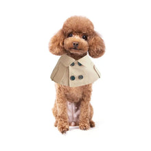Fashion British Style Dog Cloak Windbreaker CorgiFrench Bulldog Pet Dog Bib Pet Clothing Cape Pets Costume Trench For Small Dog