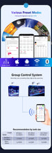 PopBloom RL60/RL90 WiFi Aquarium LED Lighting, APP Program Saltwater LED Aquarium Lamp for Marine Reef Fish Tank, Include Mount