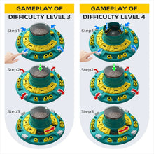 KADTC Dog Advanced Puzzle Toys Level 4 in 1 for Smart Dogs Mental Brain Stimulation Game Slow Food Puzzles Hard Feeder Puppy Tre